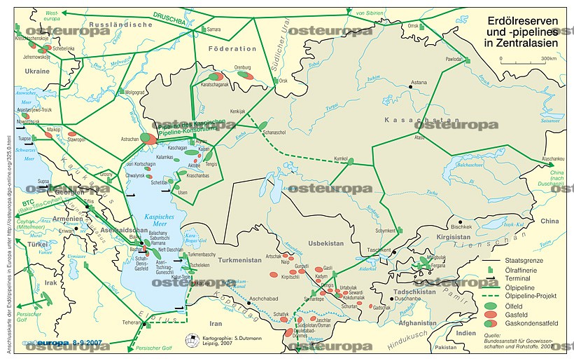Zeitschrift OSTEUROPA | Erdöl und Erdgas: Infrastruktur