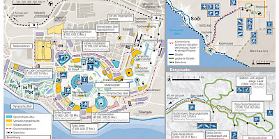 Karte: Sotschi 2014: Infrastruktur für die Olympischen Spiele