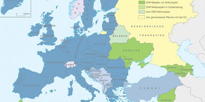 Karte: EU: Beitrittskandidaten, Nachbarschaftspartner und EFTA-Staaten 2007