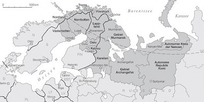 Karte: Euro-Arktis-Barentsregion