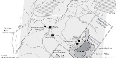 Karte: Kirgisistan: Kumtor-Goldmine – Detailkarte
