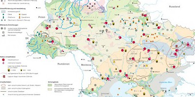 Karte: Ukraine: Umweltverschmutzung
