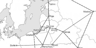 Karte: Paneuropäische Transitkorridore
