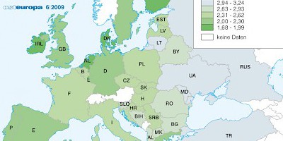 Karte: Werden die Menschenrechte in Ihrem Land geachtet?