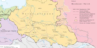 Karte: Polen-Litauen nach 1569