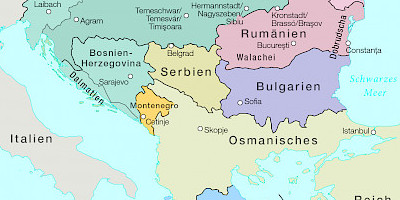 Karte: Südosteuropa 1910