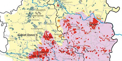 Karte: Ukraine: Der Krieg im Donbass – November 2014