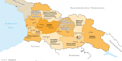 Karte: Georgien: Verwaltungsgliederung