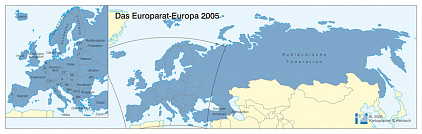 Karte: Das Europarat-Europa 2005