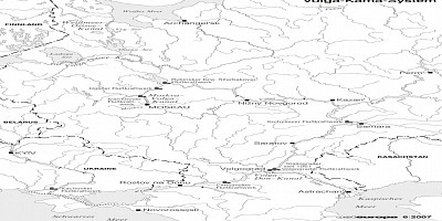 Karte: Russland: Das Volga-Kama-System