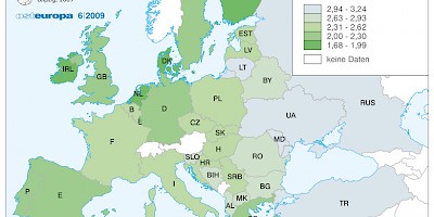 Karte: Werden die Menschenrechte in Ihrem Land geachtet?