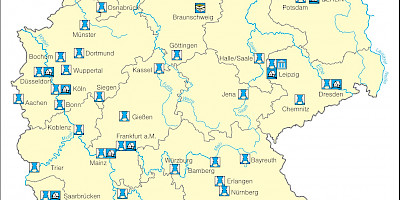 Karte: Deutschland: Frankreichexpertise