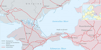 Karte: Asowsches Meer