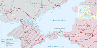 Karte: Asowsches Meer