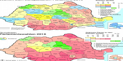 Karte: Rumänien: Wahlen zum Europäischen Parlament 2019
