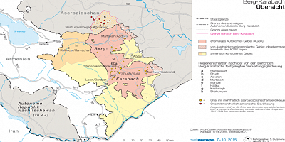 Karte: Berg-Karabach: Übersicht